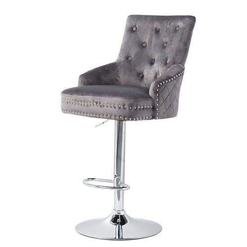 Grey velvet majestic lion - velvet,