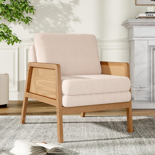 Upholstered boucle fabric - upholstered,