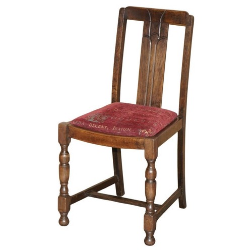 English oak art deco hall - english,