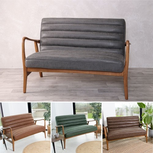 Retro style sofa - style, leather