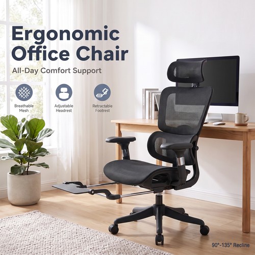 Ergonomic mesh office chair - office,