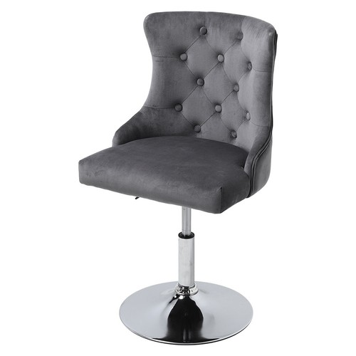 Velvet bar stool adjustable - velvet,