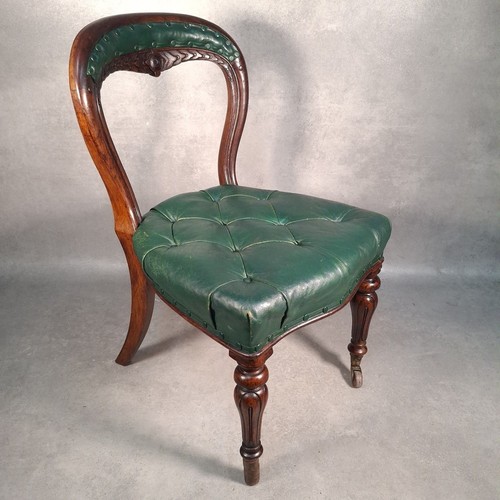 Victorian mahogany leather - mahogany,