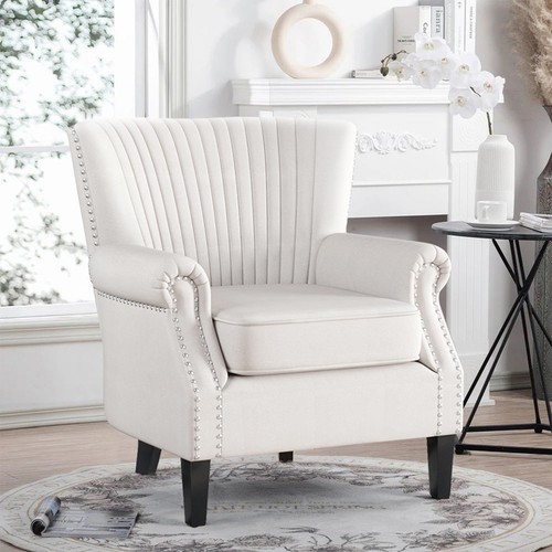 Upholstered wing back armchair - wing,