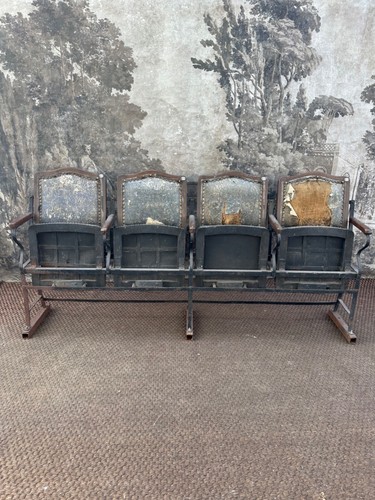 French antique folding cinema - antique,